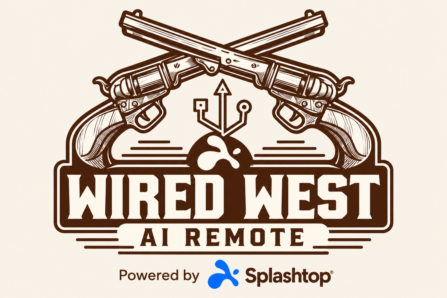 Wired West AI Remote logo, powered by Splashtop